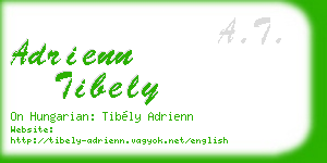 adrienn tibely business card