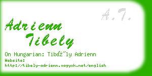 adrienn tibely business card
